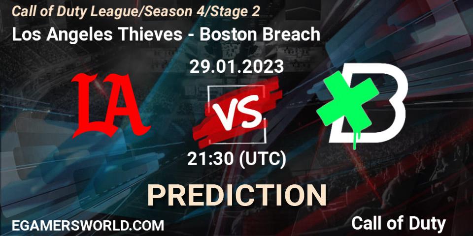 Los Angeles Thieves vs Boston Breach: Betting TIp, Match Prediction. 29.01.2023 at 21:30. Call of Duty, Call of Duty League 2023: Stage 2 Major Qualifiers