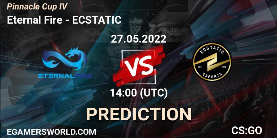 Eternal Fire vs ECSTATIC: Betting TIp, Match Prediction. 27.05.2022 at 11:00. Counter-Strike (CS2), Pinnacle Cup #4