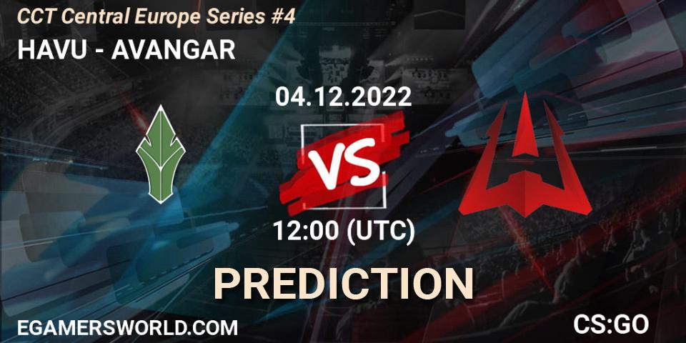 HAVU vs AVANGAR: Betting TIp, Match Prediction. 04.12.22. CS2 (CS:GO), CCT Central Europe Series #4