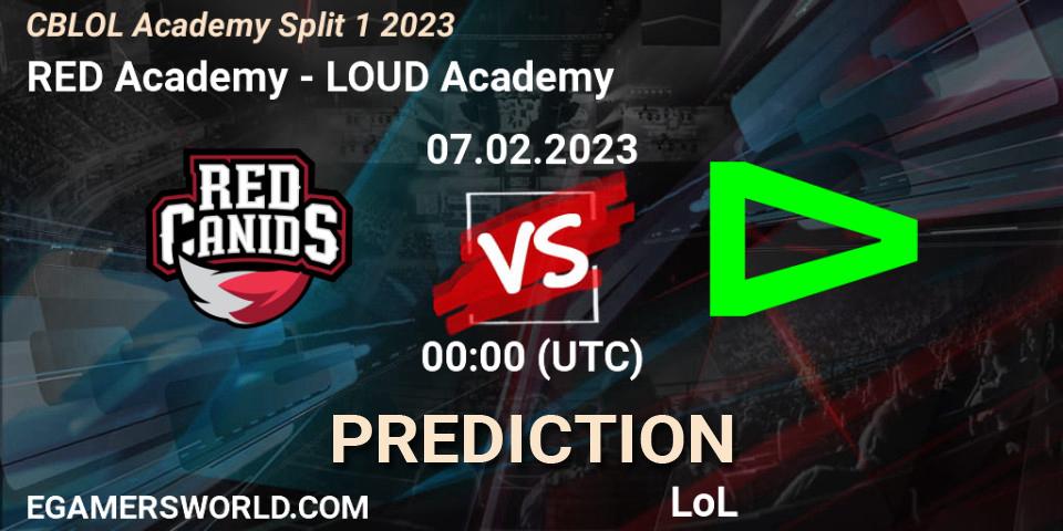 RED Academy vs LOUD Academy: Betting TIp, Match Prediction. 07.02.23. LoL, CBLOL Academy Split 1 2023
