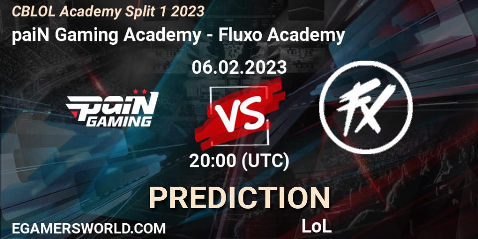 paiN Gaming Academy vs Fluxo Academy: Betting TIp, Match Prediction. 06.02.23. LoL, CBLOL Academy Split 1 2023