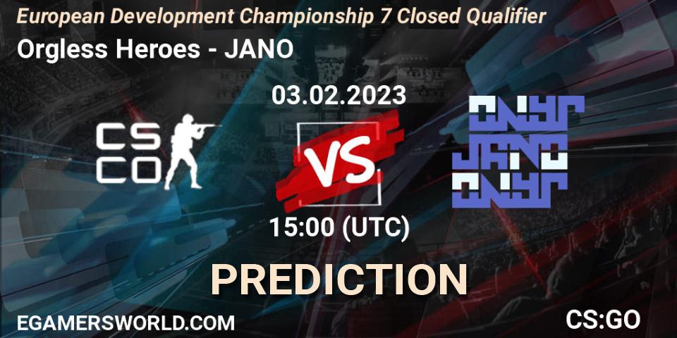 Into The Breach vs JANO: Betting TIp, Match Prediction. 03.02.23. CS2 (CS:GO), European Development Championship 7 Closed Qualifier