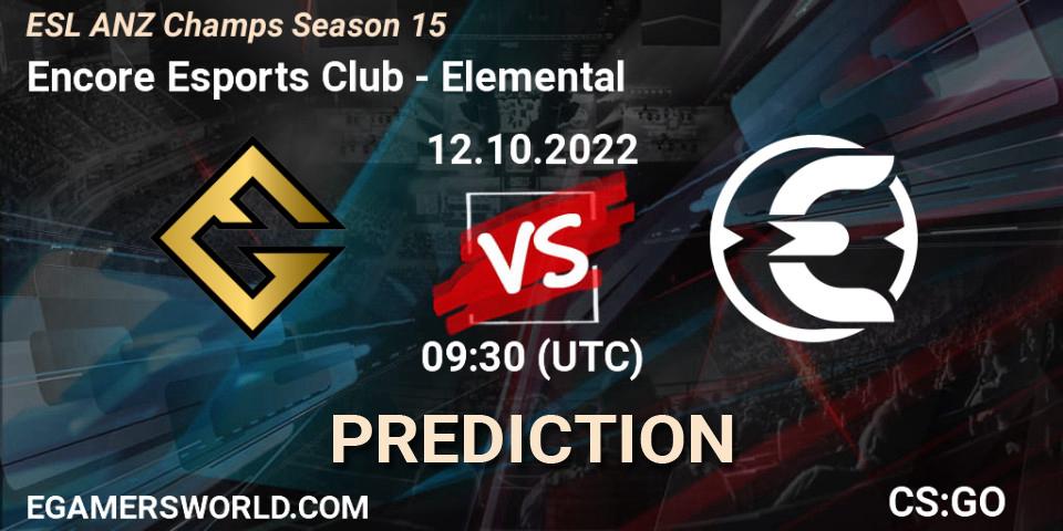 Encore Esports Club vs RKON: Betting TIp, Match Prediction. 17.10.2022 at 07:30. Counter-Strike (CS2), ESL ANZ Champs Season 15