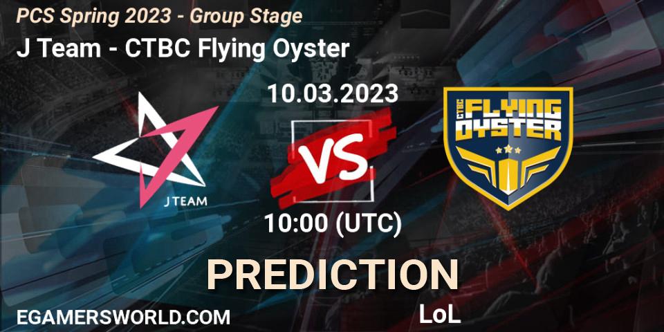 J Team vs CTBC Flying Oyster: Betting TIp, Match Prediction. 18.02.23. LoL, PCS Spring 2023 - Group Stage