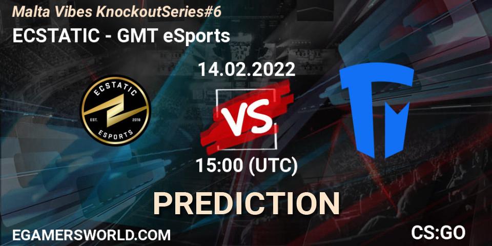 ECSTATIC vs GMT eSports: Betting TIp, Match Prediction. 14.02.22. CS2 (CS:GO), Malta Vibes Knockout Series #6