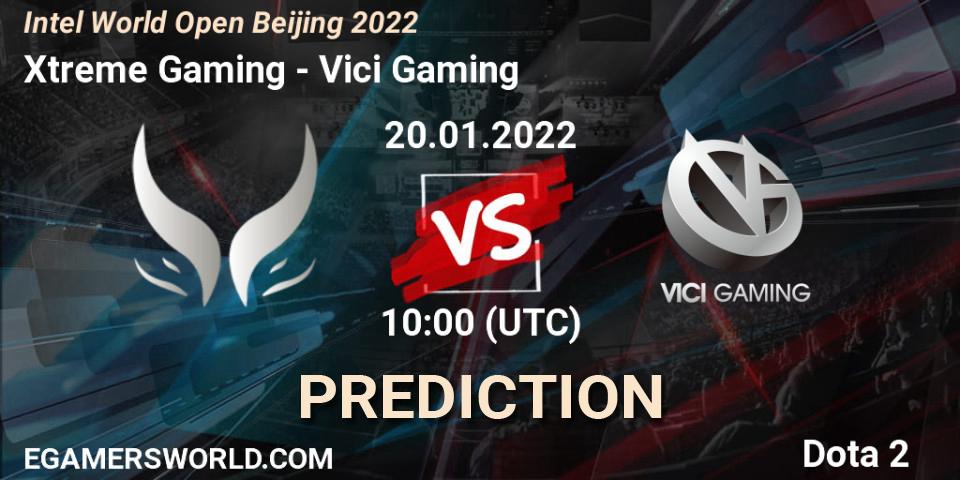 Xtreme Gaming vs Vici Gaming: Betting TIp, Match Prediction. 20.01.22. Dota 2, Intel World Open Beijing 2022