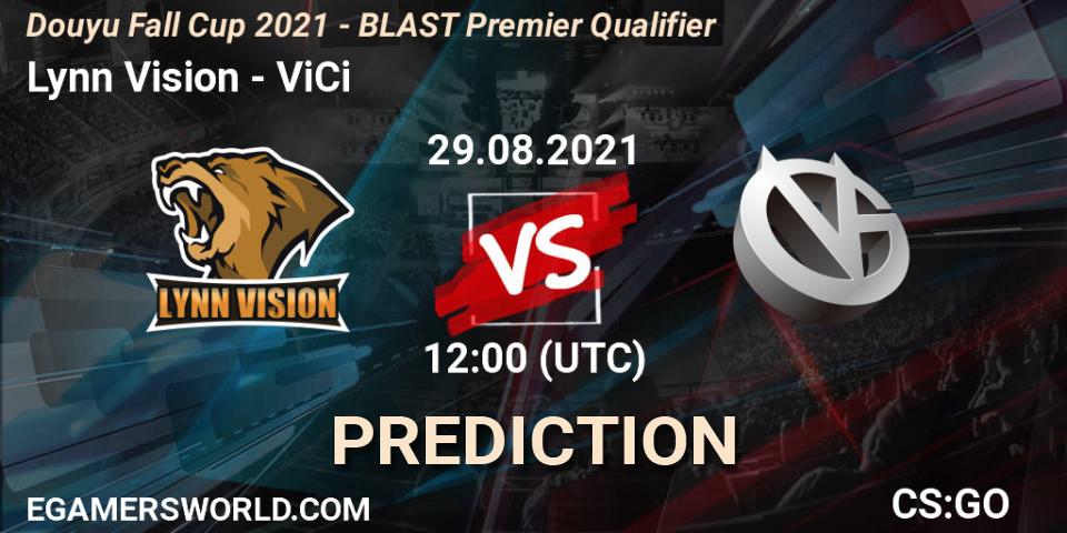 Lynn Vision vs ViCi: Betting TIp, Match Prediction. 29.08.21. CS2 (CS:GO), Douyu Fall Cup 2021 - BLAST Premier Qualifier