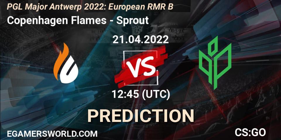 Copenhagen Flames vs Sprout: Betting TIp, Match Prediction. 21.04.22. CS2 (CS:GO), PGL Major Antwerp 2022: European RMR B