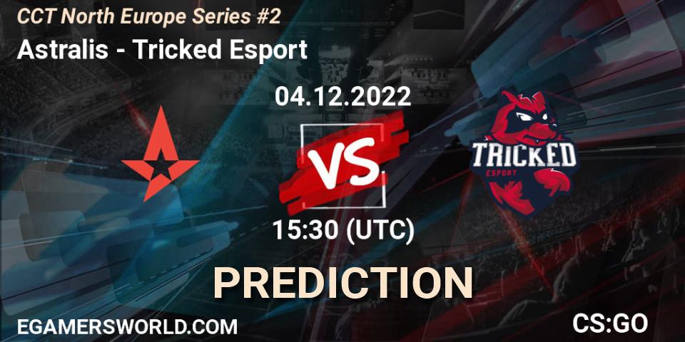 Astralis vs Tricked Esport: Betting TIp, Match Prediction. 04.12.2022 at 15:40. Counter-Strike (CS2), CCT North Europe Series #2