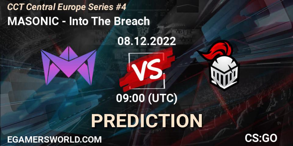MASONIC vs Into The Breach: Betting TIp, Match Prediction. 08.12.22. CS2 (CS:GO), CCT Central Europe Series #4