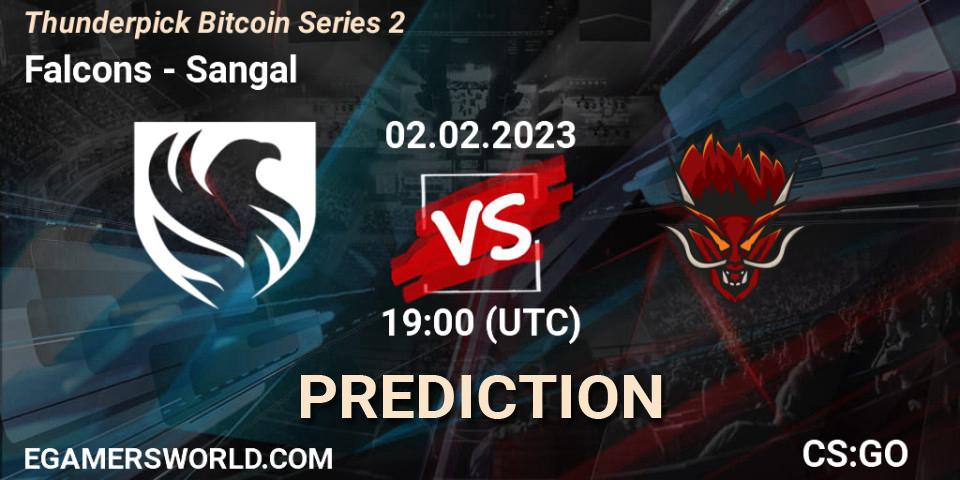Falcons vs Sangal: Betting TIp, Match Prediction. 02.02.23. CS2 (CS:GO), Thunderpick Bitcoin Series 2