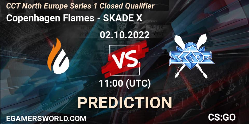 Copenhagen Flames vs SKADE X: Betting TIp, Match Prediction. 02.10.2022 at 11:00. Counter-Strike (CS2), CCT North Europe Series 1 Closed Qualifier