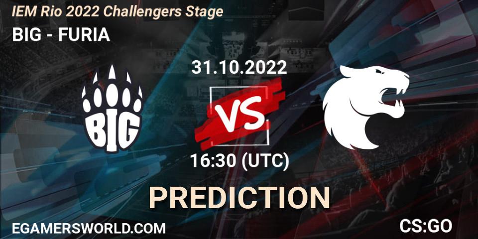 BIG vs FURIA: Betting TIp, Match Prediction. 31.10.2022 at 16:30. Counter-Strike (CS2), IEM Rio 2022 Challengers Stage