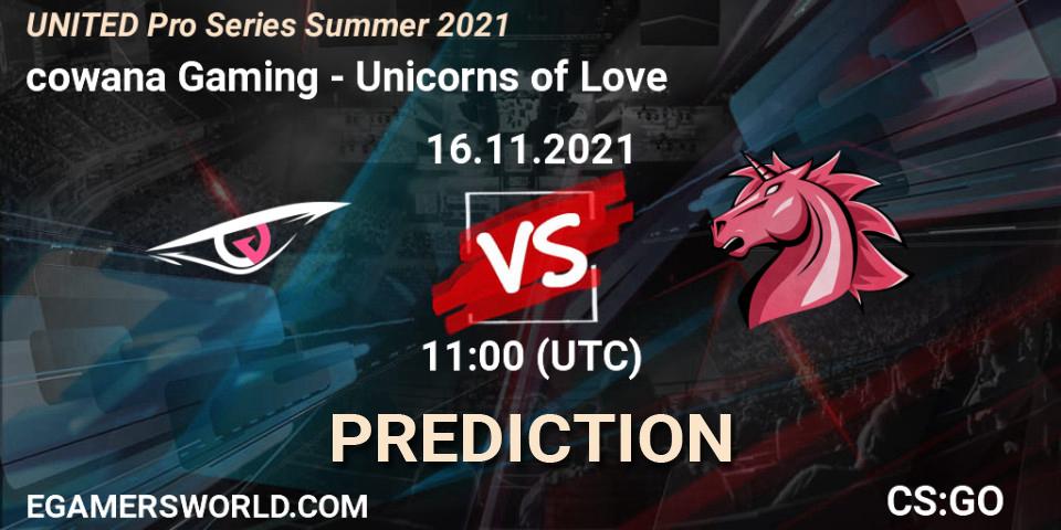 cowana Gaming vs Unicorns of Love: Betting TIp, Match Prediction. 16.11.21. CS2 (CS:GO), UNITED Pro Series Summer 2021