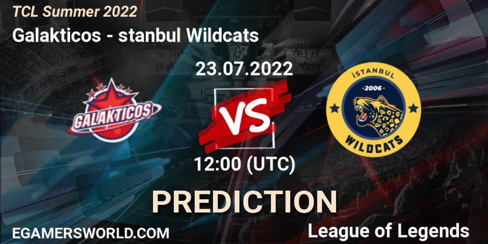 Galakticos vs İstanbul Wildcats: Betting TIp, Match Prediction. 23.07.2022 at 12:00. LoL, TCL Summer 2022