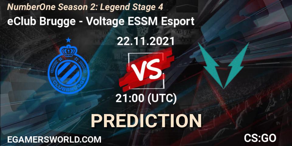 eClub Brugge vs Voltage ESSM Esport: Betting TIp, Match Prediction. 22.11.21. CS2 (CS:GO), NumberOne Season 2: Legend Stage 4