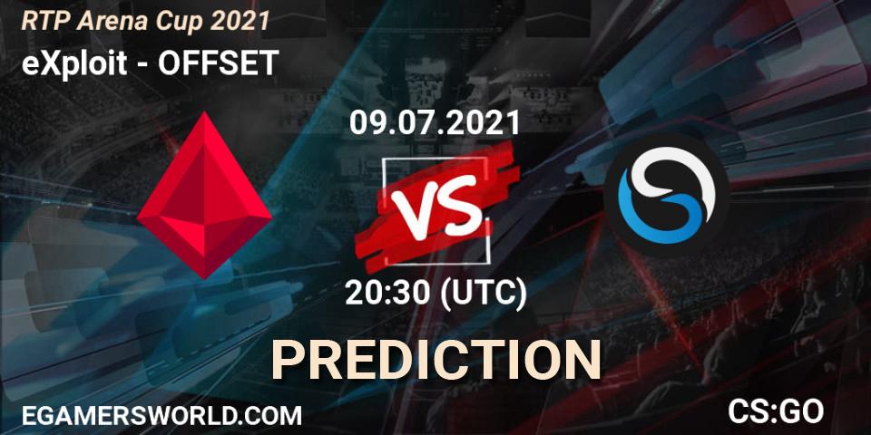 eXploit vs OFFSET: Betting TIp, Match Prediction. 09.07.21. CS2 (CS:GO), RTP Arena Cup 2021