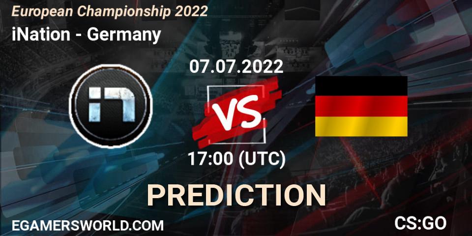 iNation vs Germany: Betting TIp, Match Prediction. 07.07.22. CS2 (CS:GO), European Championship 2022