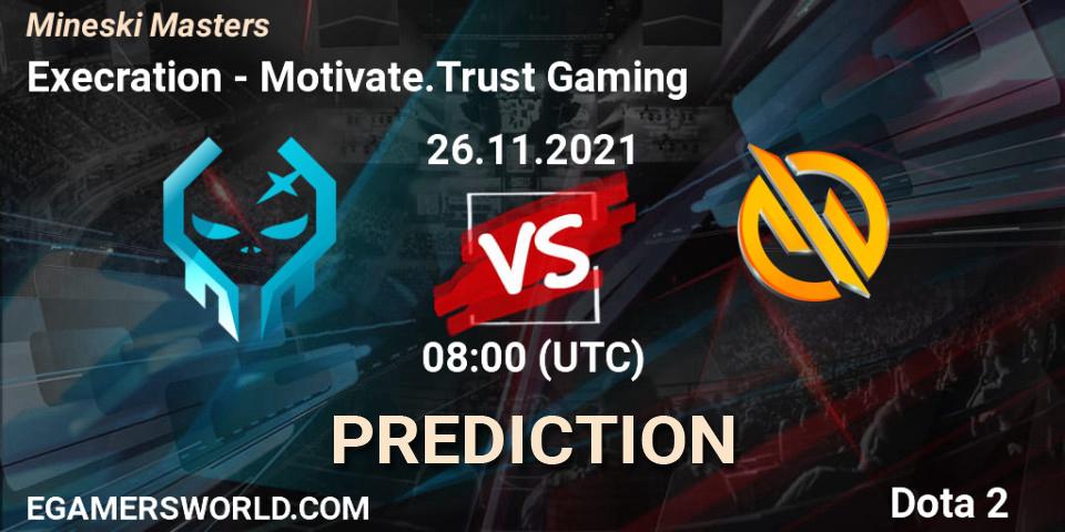 Execration vs Motivate.Trust Gaming: Betting TIp, Match Prediction. 26.11.2021 at 08:06. Dota 2, Mineski Masters