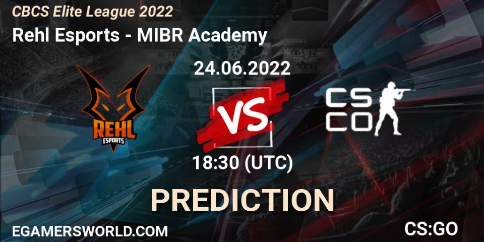 Rehl Esports vs MIBR Academy: Betting TIp, Match Prediction. 24.06.22. CS2 (CS:GO), CBCS Elite League 2022