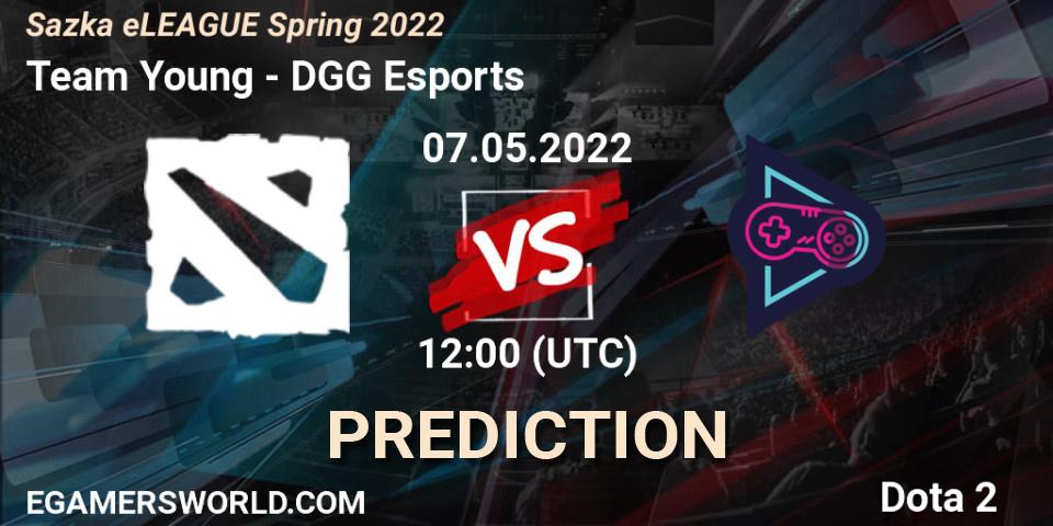 Team Young vs DGG Esports: Betting TIp, Match Prediction. 07.05.22. Dota 2, Sazka eLEAGUE Spring 2022
