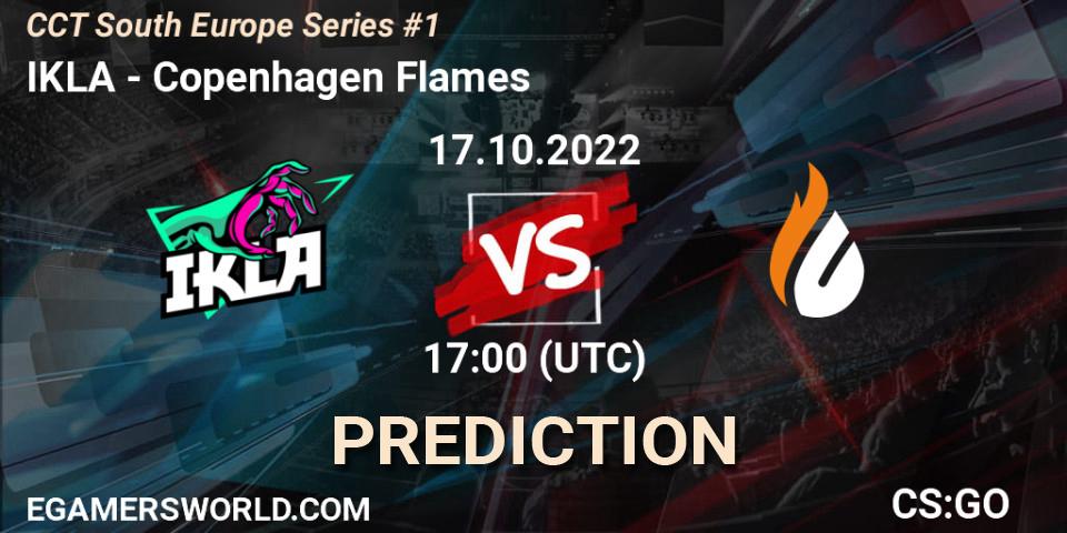 IKLA vs Copenhagen Flames: Betting TIp, Match Prediction. 17.10.2022 at 17:00. Counter-Strike (CS2), CCT South Europe Series #1