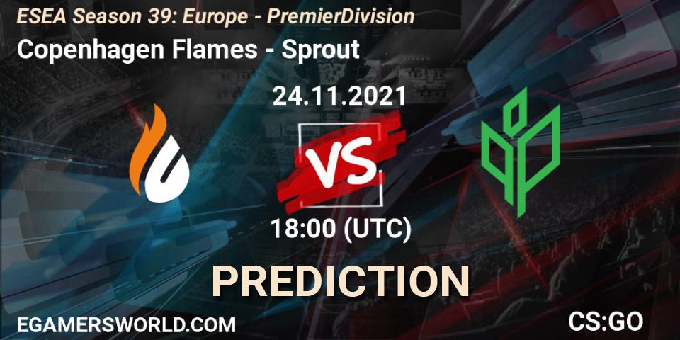 Copenhagen Flames vs Sprout: Betting TIp, Match Prediction. 02.12.21. CS2 (CS:GO), ESEA Season 39: Europe - Premier Division