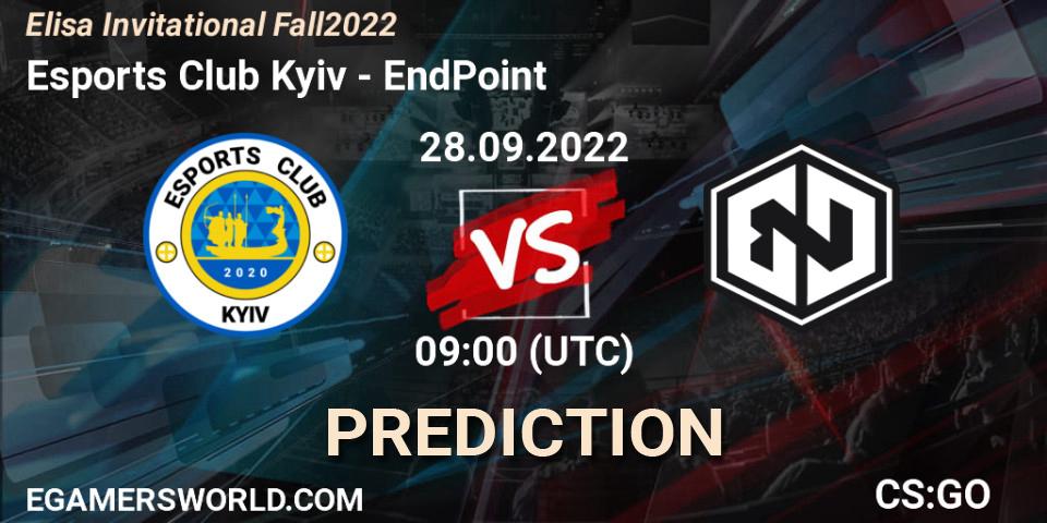 Esports Club Kyiv vs EndPoint: Betting TIp, Match Prediction. 28.09.22. CS2 (CS:GO), Elisa Invitational Fall 2022