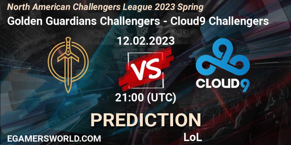 Golden Guardians Challengers vs Cloud9 Challengers: Betting TIp, Match Prediction. 12.02.23. LoL, NACL 2023 Spring - Group Stage