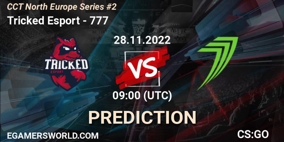 Tricked Esport vs 777: Betting TIp, Match Prediction. 28.11.22. CS2 (CS:GO), CCT North Europe Series #2