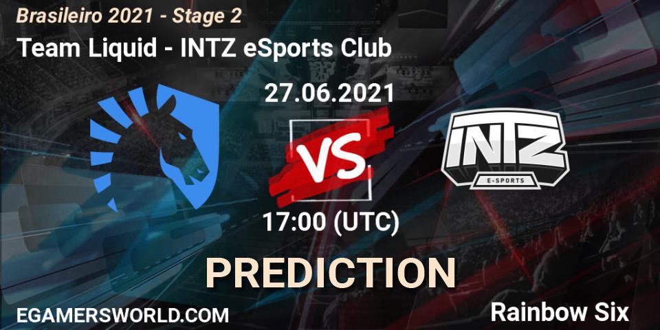 Team Liquid vs INTZ eSports Club: Betting TIp, Match Prediction. 27.06.21. Rainbow Six, Brasileirão 2021 - Stage 2