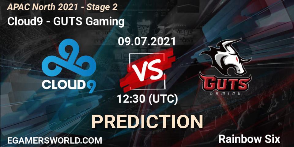Cloud9 vs GUTS Gaming: Betting TIp, Match Prediction. 09.07.2021 at 11:50. Rainbow Six, APAC North 2021 - Stage 2