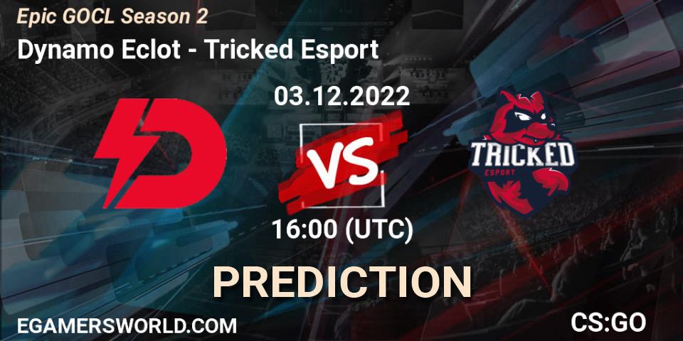 Dynamo Eclot vs Tricked Esport: Betting TIp, Match Prediction. 03.12.22. CS2 (CS:GO), Epic GOCL Season 2