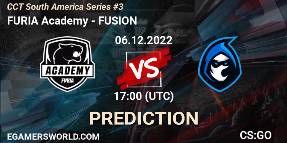 FURIA Academy vs FUSION: Betting TIp, Match Prediction. 06.12.22. CS2 (CS:GO), CCT South America Series #3