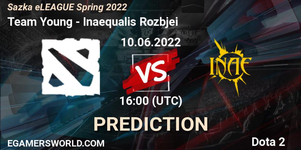 Team Young vs Inaequalis Rozbíječi: Betting TIp, Match Prediction. 10.06.22. Dota 2, Sazka eLEAGUE Spring 2022
