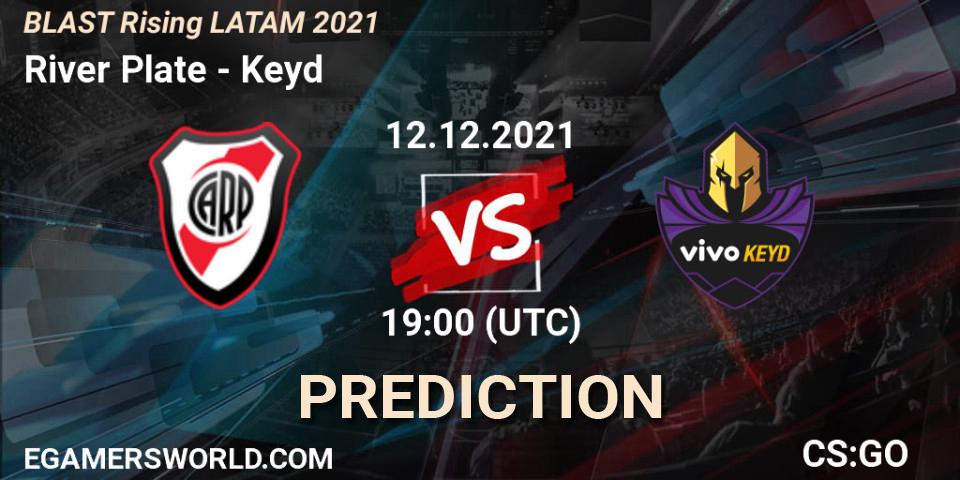 River Plate vs Keyd: Betting TIp, Match Prediction. 12.12.21. CS2 (CS:GO), BLAST Rising LATAM 2021