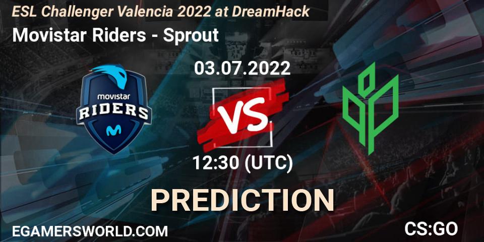 Movistar Riders vs Sprout: Betting TIp, Match Prediction. 03.07.22. CS2 (CS:GO), ESL Challenger Valencia 2022 at DreamHack