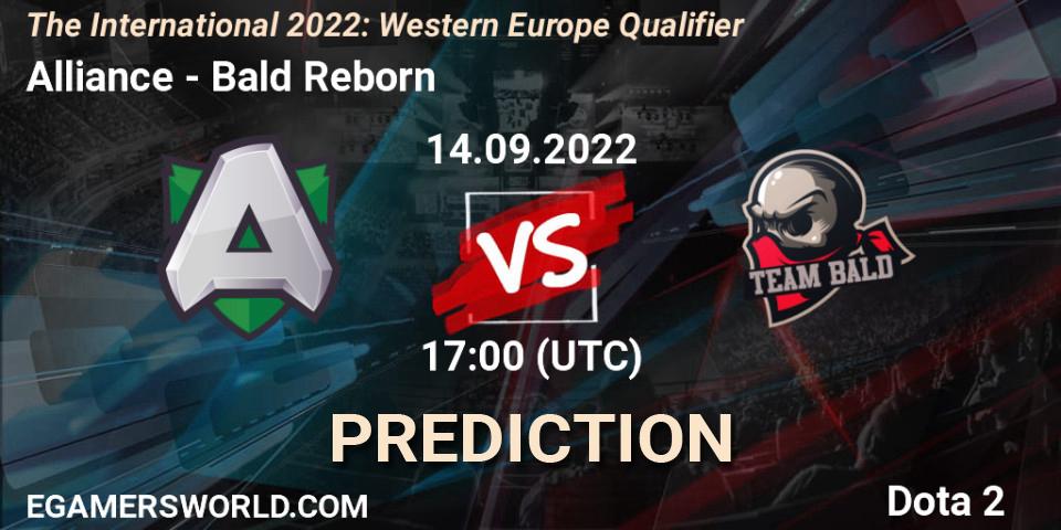 Alliance vs Bald Reborn: Betting TIp, Match Prediction. 14.09.22. Dota 2, The International 2022: Western Europe Qualifier