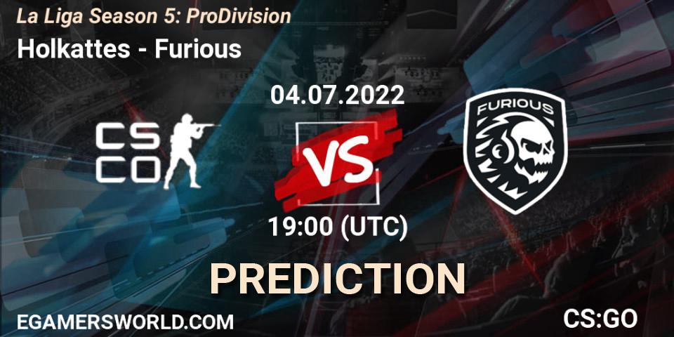 Holkattes vs Furious: Betting TIp, Match Prediction. 04.07.22. CS2 (CS:GO), La Liga Season 5: Pro Division