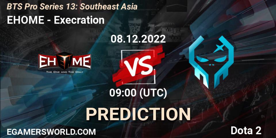 EHOME vs Execration: Betting TIp, Match Prediction. 08.12.22. Dota 2, BTS Pro Series 13: Southeast Asia