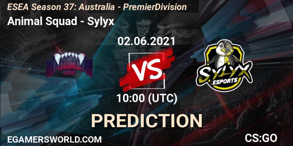 Animal Squad vs Sylyx: Betting TIp, Match Prediction. 02.06.21. CS2 (CS:GO), ESEA Season 37: Australia - Premier Division