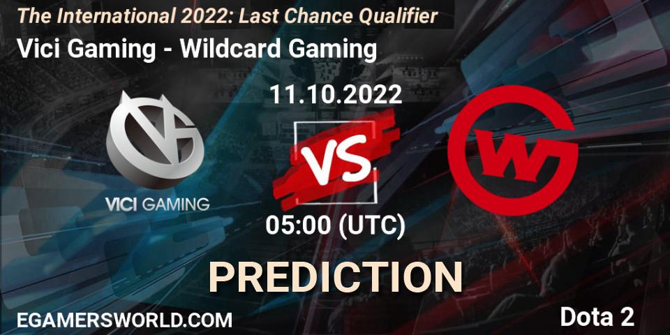 Vici Gaming vs Wildcard Gaming: Betting TIp, Match Prediction. 11.10.22. Dota 2, The International 2022: Last Chance Qualifier
