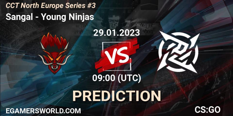 Sangal vs Young Ninjas: Betting TIp, Match Prediction. 29.01.2023 at 09:00. Counter-Strike (CS2), CCT North Europe Series #3