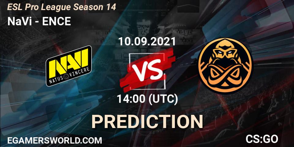 NaVi vs ENCE: Betting TIp, Match Prediction. 10.09.21. CS2 (CS:GO), ESL Pro League Season 14