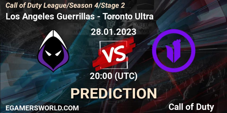 Los Angeles Guerrillas vs Toronto Ultra: Betting TIp, Match Prediction. 28.01.23. Call of Duty, Call of Duty League 2023: Stage 2 Major Qualifiers
