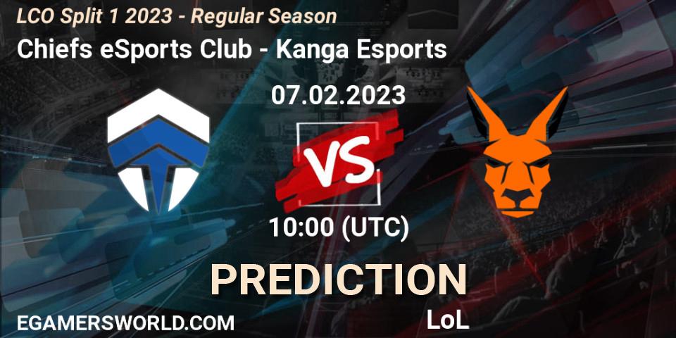 Chiefs eSports Club vs Kanga Esports: Betting TIp, Match Prediction. 07.02.23. LoL, LCO Split 1 2023 - Regular Season