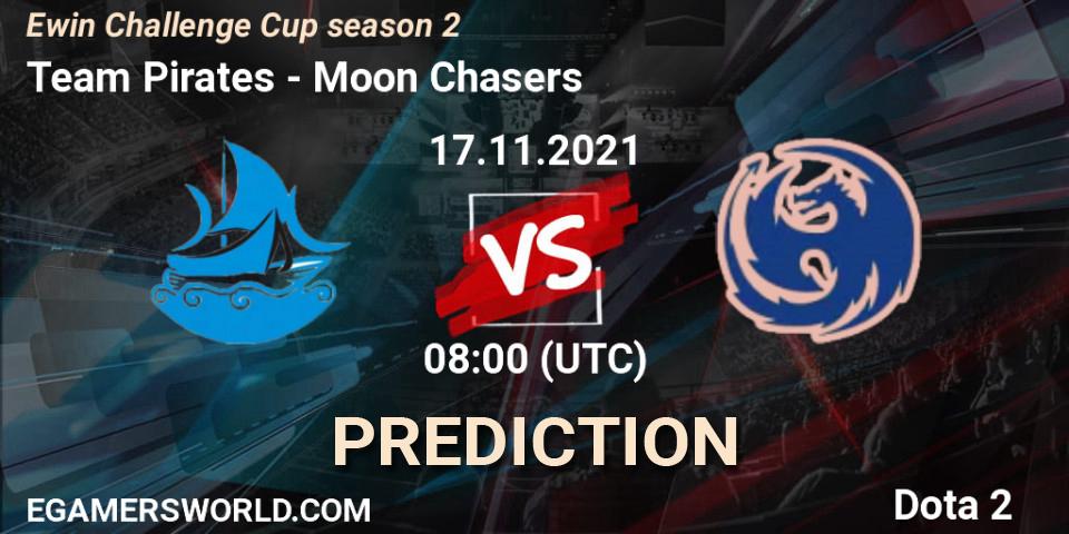 Team Pirates vs Moon Chasers: Betting TIp, Match Prediction. 17.11.21. Dota 2, Ewin Challenge Cup season 2