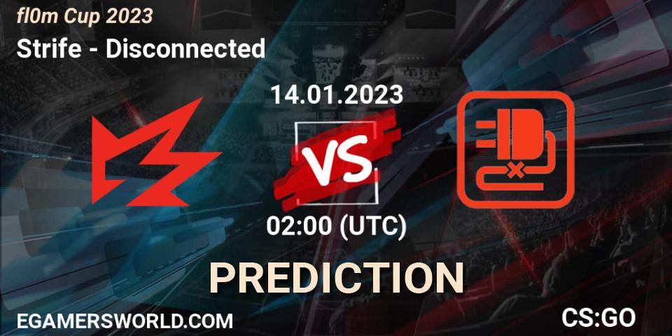 Strife vs Disconnected: Betting TIp, Match Prediction. 14.01.23. CS2 (CS:GO), fl0m Cup 2023