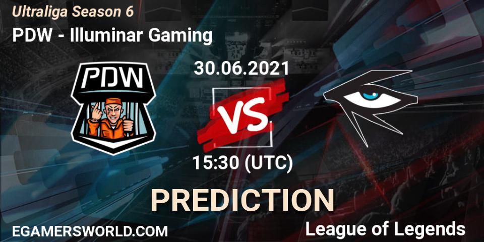 PDW vs Illuminar Gaming: Betting TIp, Match Prediction. 09.06.2021 at 18:30. LoL, Ultraliga Season 6