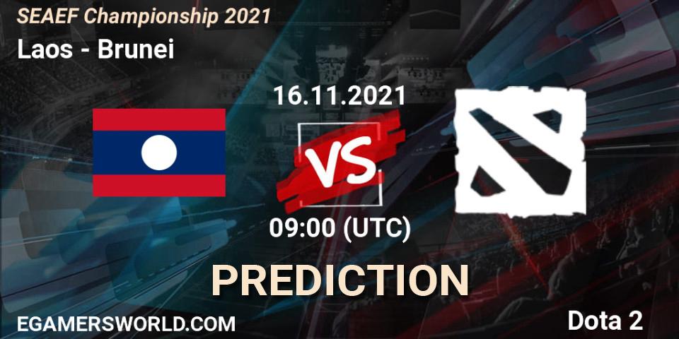 Laos vs Brunei: Betting TIp, Match Prediction. 16.11.2021 at 09:39. Dota 2, SEAEF Dota2 Championship 2021